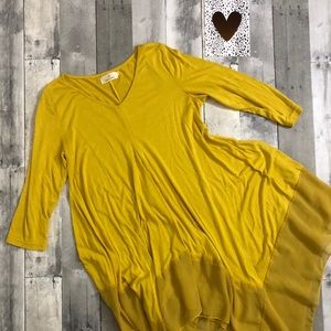 Used - yellow blouse - flowy
